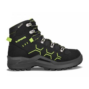 Lowa Kody Evo Gtx®® Mid Junior 27-35 Schwarz, Kinder Gore-Tex® Wander- & Trekkingstiefel, Größe EU 28 - Farbe Schwarz - Limone