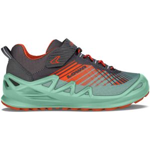 Lowa Junior Merger Gtx®® VCR LO 36-40 Grün, Kinder Gore-Tex® Multifunktionsschuhe, Größe EU 39 - Farbe Arktis - Flame