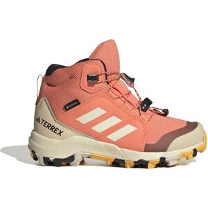 Adidas Terrex Mid Gtx®® Kids Orange, Kinder Gore-Tex® Wander- & Trekkingstiefel, Größe EU 33 - Farbe Coral Fusion - Wonder White - Core Black