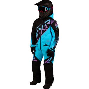 FXR CX 2023 Jugend 1-Teiler Snowmobil Kombi - Schwarz Blau - 12 - unisex