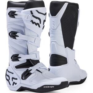 FOX Comp 2023 Jugend Motocross Stiefel - Schwarz Weiss - 38 - unisex