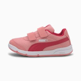 Puma Stepfleex 2 Mesh VE V Kids Sneaker Schuhe Für Kinder   Mit Aucun   Weiß/Rosa   Größe: 29