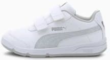 Puma Stepfleex 2 SL VE Glitz Kids Mädchen Sneaker Schuhe   Mit Aucun   Silber/Grau/Weiß   Größe: 32.5