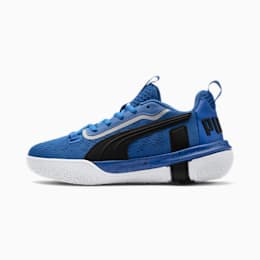 Puma Legacy Low Youth Basketballschuhe Für Kinder   Mit Aucun   Blau/Schwarz   Größe: 35.5