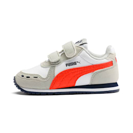 Puma Cabana Racer SL Baby Sneaker Schuhe Für Kinder   Mit Aucun   Weiß/Grau   Größe: 26