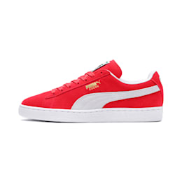 Puma Suede Classic+ Sneaker Schuhe Für Herren   Mit Aucun   Rot/Weiß   Größe: 46.5