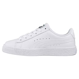 Puma Basket Classic Kinder Sneaker Schuhe   Mit Aucun   Weiß   Größe: 37