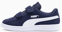 Puma Smash v2 Suede Kids Sneaker Schuhe Für Kinder   Mit Aucun   Blau/Weiß   Größe: 34.5