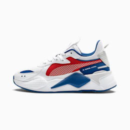 Puma RS-X Hard Drive Youth Sneaker Schuhe Für Kinder   Mit Aucun   Weiß/Rot   Größe: 39