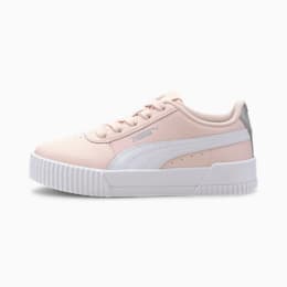 Puma Carina L Kids Mädchen Sneaker Schuhe   Mit Aucun   Weiß/Rosa   Größe: 31