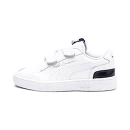 Puma Ralph Sampson Lo V Kids Sneaker Schuhe Für Kinder   Mit Aucun   Weiß/Blau   Größe: 31