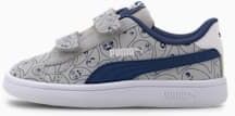 Puma Smash v2 Monster Family Babies Sneaker Schuhe Für Kinder   Mit Aucun   Blau/Grau/Weiß   Größe: 20