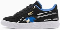 Puma x SONIC Suede Kids Sneaker Schuhe Für Kinder   Mit Aucun   Schwarz   Größe: 29