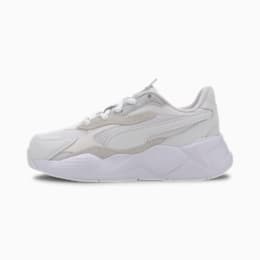 Puma RS-X Puzzle Kids Sneaker Schuhe Für Kinder   Mit Aucun   Weiß/Silber   Größe: 35