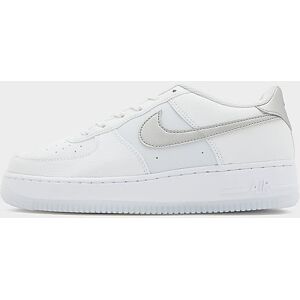 Nike Air Force 1 Low GS Junior, White/Pure Platinum/Football Grey/Metallic Silver