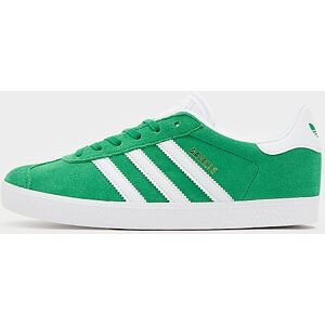 adidas Originals Gazelle Junior, Green / Cloud White / Gold Metallic