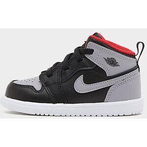 Jordan Air 1 Mid Småbørn, Black