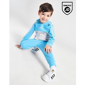 adidas Originals Colour Block Overhead Trefoil Tracksuit Infant, Blue