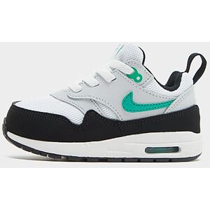 Nike Air Max 1 Småbørn, White/Pure Platinum/Black/Stadium Green