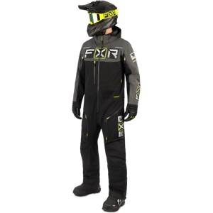 FXR Heldragt  Maverick F.A.S.T. Insulated, Sort/Koksgrå/HiVis