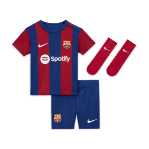 FC Barcelona 2023/24 Home-Nike Dri-FIT-sæt i 3 dele til babyer og småbørn - blå blå 3-6M