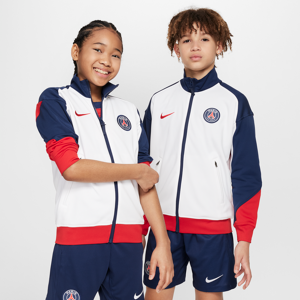 Nike Maskinstrikket Paris Saint-Germain Academy Pro-fodboldjakke til større børn - hvid hvid XL