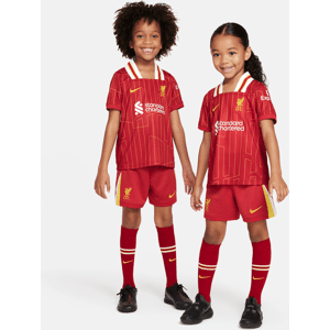 Liverpool FC 2024 Stadium Home Nike Football Replica-sæt i tre dele til mindre børn - rød rød XL