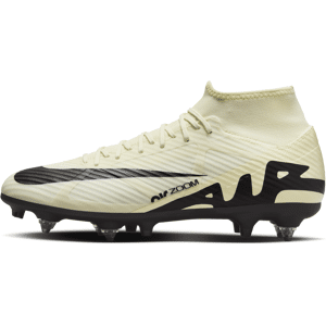 Nike Mercurial Superfly 9 Academy-fodboldstøvler (high-top) til vådt græs - gul gul 39