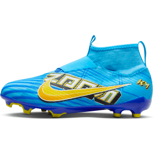 Nike Jr. Mercurial Superfly 9 Pro KM FG/MG High Top-fodboldstøvler til flere typer underlag til mindre/større børn - blå blå 36.5