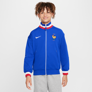 FFF Academy Pro Home Nike Dri-FIT-fodboldjakke til større børn - blå blå XL