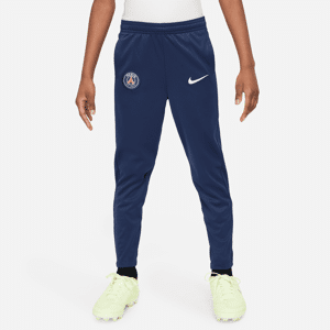Maskinstrikkede Paris Saint-Germain Academy Pro Nike Dri-FIT-fodboldbukser til mindre børn - blå blå XL