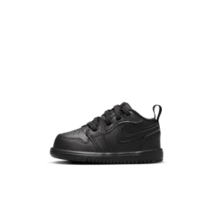 Jordan 1 Low Alt-sko til babyer/småbørn - sort sort 26
