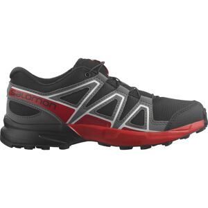 Salomon SPEEDCROSS J Black/Quiet Shade/High Risk Red 35, Black/Quiet Shade/High Risk Red