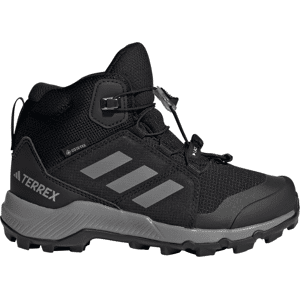 Adidas Kids' Terrex Mid GORE-TEX Hiking Shoes Cblack/Grethr/Cblack 33, Cblack/Grethr/Cblack