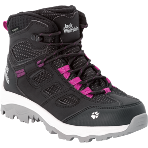 Jack Wolfskin Kids' Vojo Texapore Mid Phantom / Pink 28, Phantom / Pink