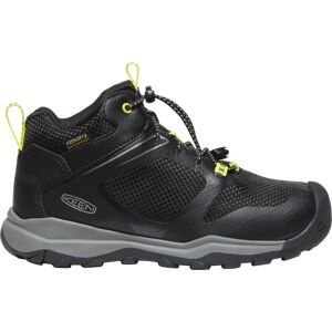 Keen Junior's Wanduro Waterproof Boot Black-Silver 32/33, Black-Silver