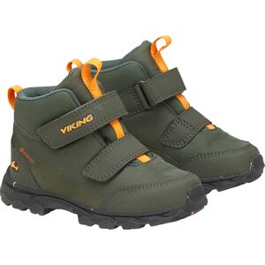 Viking Kids' As​k​ Mi​d​ F Gore-Tex Hunting Green/Orange 34, Huntinggreen/Orange