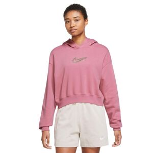 Nike Sportswear Club Fleece Graphic Logo Hættetrøje Damer Tøj Pink Xl