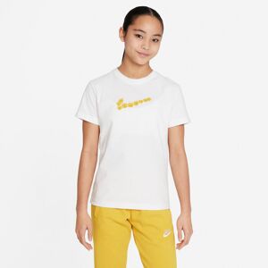 Nike Sportswear Tshirt Piger Kortærmet Tshirts Hvid 158170 / Xl