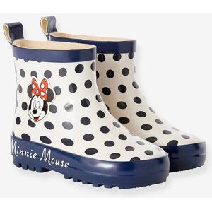 Botas de agua Disney® Minnie rosa claro liso con motivos