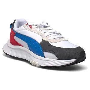 Puma WILD RIDER ROLL - Zapatillas junior white blue red