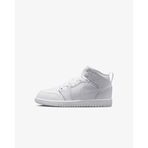 Zapatillas Nike Jordan 1 Mid Blanco Niño - 640734-136