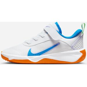 Chaussures Nike Omni Multi-Court pour Enfant Couleur : White/Photo Blue-Vapor Green Taille : 31.5 EU   13.5C US