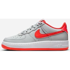 Zapatillas Nike Air Force 1 Gris y Rojo Carmesí Niño - CT3839-005