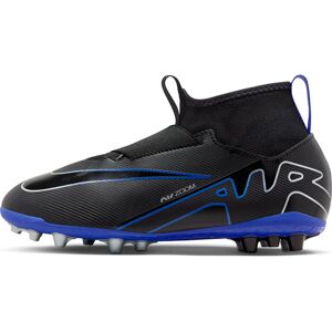 Zapatillas de fútbol Nike Mercurial Superfly 9 AG Negro y Azul Niño - DJ5613-040