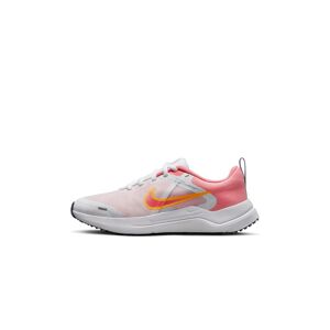 Zapatillas Nike Downshifter 12 Blanco y Rosa Niño - DM4194-100