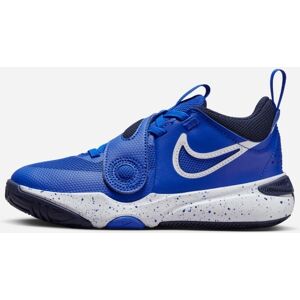 Zapatillas de baloncesto Nike Team Hustle D 11 Azul Real y Blanco Niño - DV8994-400