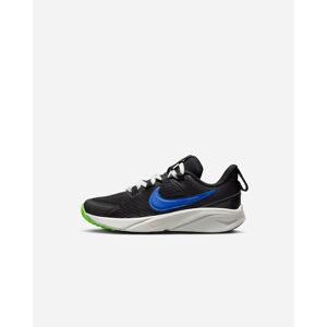 Zapatillas de Correr Nike Star Runner 4 Negro y Azul Niño - DX7614-004