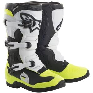 Botas Alpinestars Infantil Tech 3S Negro Blanco Amarillo Fluor  2014018-125