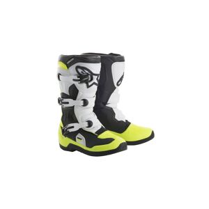 Botas Alpinestars Infantil Tech 3S Kids Negro Blanco Amarillo  2014518-125